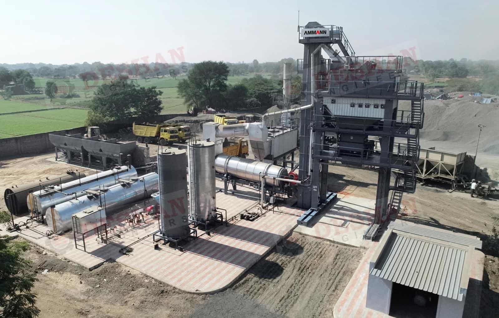 ammann asphalt hot mix plant spare parts manufacturer