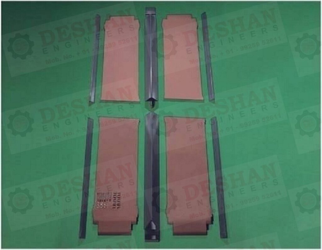we are manufacturer and exporter of vogele asphalt paver bottom plate in india.
